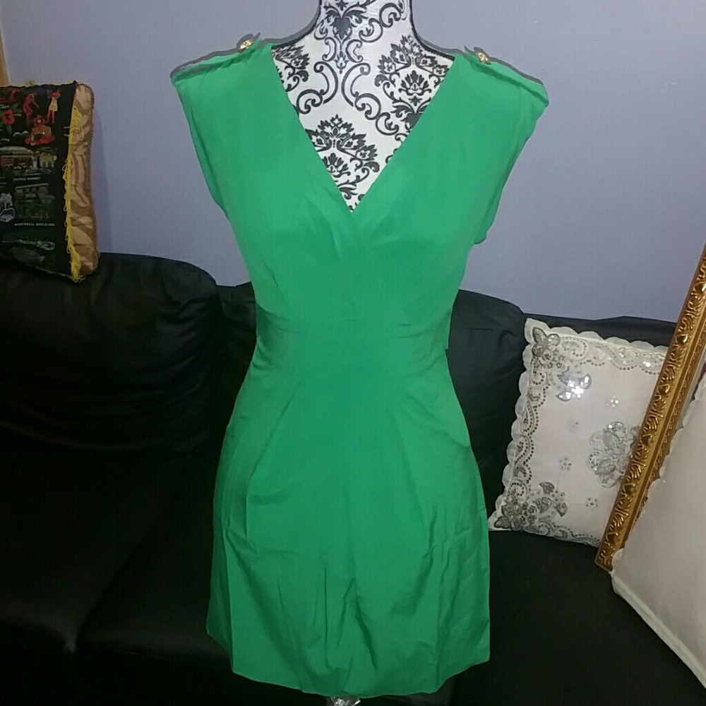 NWOT V Neck Dress.